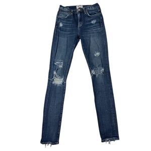 Agolde Distressed Dark Wash Jeans